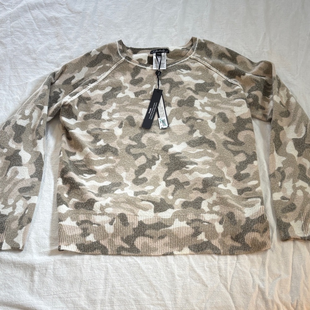 Charlie B Reversible Camouflage Sweater - NEW